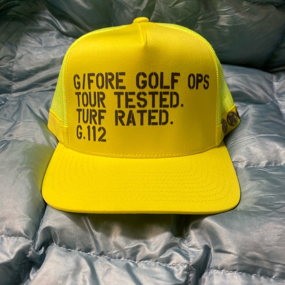 G/FORE | Accessories | New Gfore Yellow Golf Cap With Snap Back | Poshmark